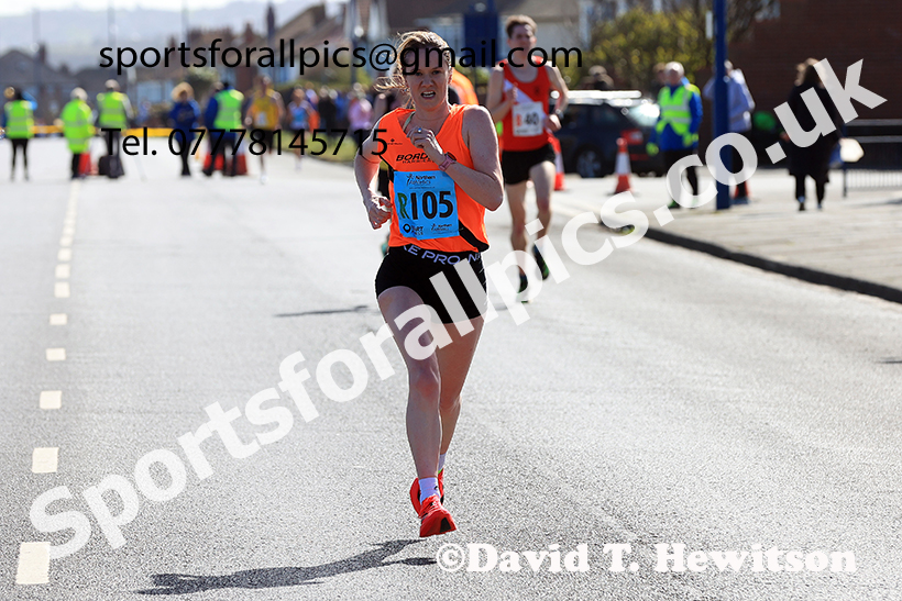 Senior womens Northern 6 Stage Road Relay, 2025 Northern 12 and 6 Stage Road Relays and Junior 5k, Redcar. Photo: David T. Hewitson/Sports for All Pics